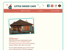 Tablet Screenshot of littlehousecafe.com